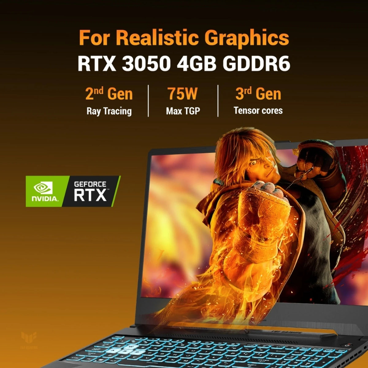 ASUS:LAPTOPS: TUF A15 FA506NCG-HN443WS RYZEN 7 155 | 16GB | 512GB SSD | RTX 3050 4GB GFX | 15.6" FHD 144HZ | WIN 11 | MSO | GRAPHITE BLACK