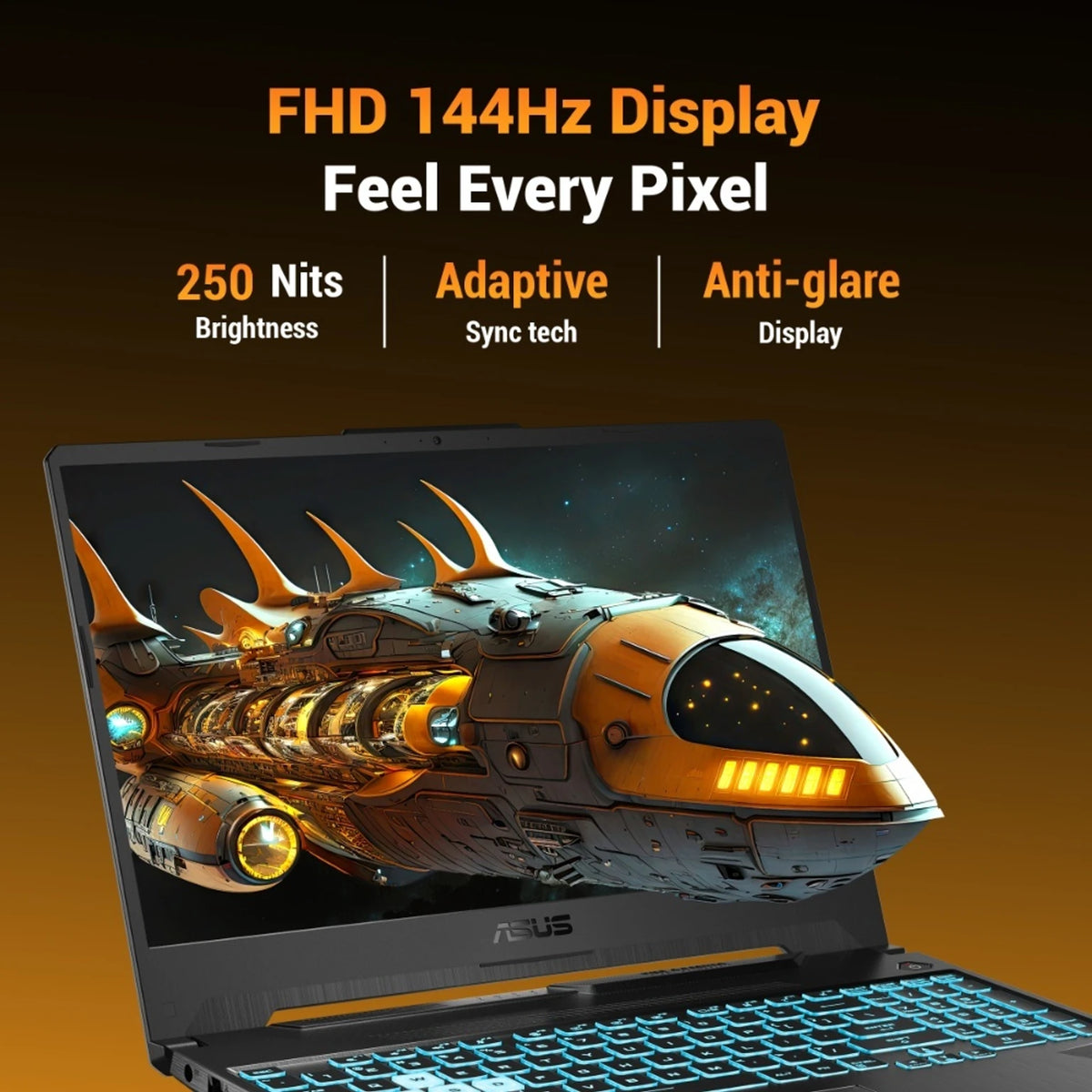 ASUS:LAPTOPS: TUF A15 FA506NCG-HN443WS RYZEN 7 155 | 16GB | 512GB SSD | RTX 3050 4GB GFX | 15.6" FHD 144HZ | WIN 11 | MSO | GRAPHITE BLACK