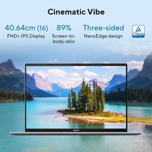 ASUS:LAPTOPS: VIVOBOOK 16 X1607CA-MB350WS ULTRA 5 225H | 16GB | 512GB SSD | 16" FHD+ | WIN 11 | MSO | COOL SILVER