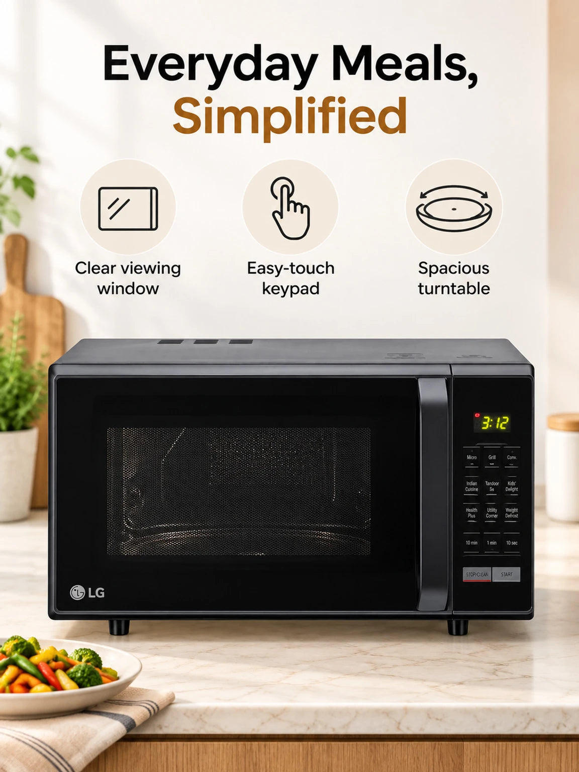 LG:MICROWAVE OVEN:MC2846BG.DBKQILN