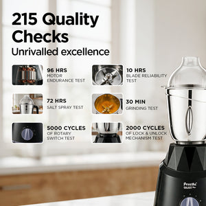 PREETHI:MIXER GRINDER:GALAXY PLUS 3 JAR+JUICER