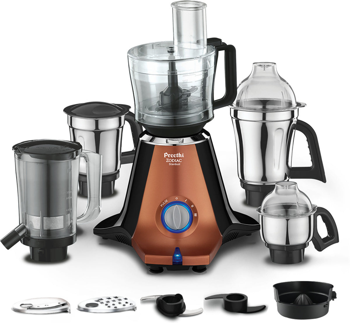 PREETHI:MIXER GRINDER:ZODIAC STARDUST