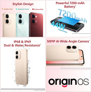 VIVO:SMART PHONES:Y31T 6/128 GOLDEN MIST