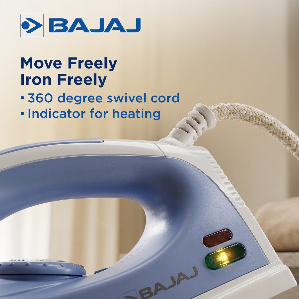 BAJAJ:IRON BOX:BAJAJ DX 7 NEO DRY IRON 440304