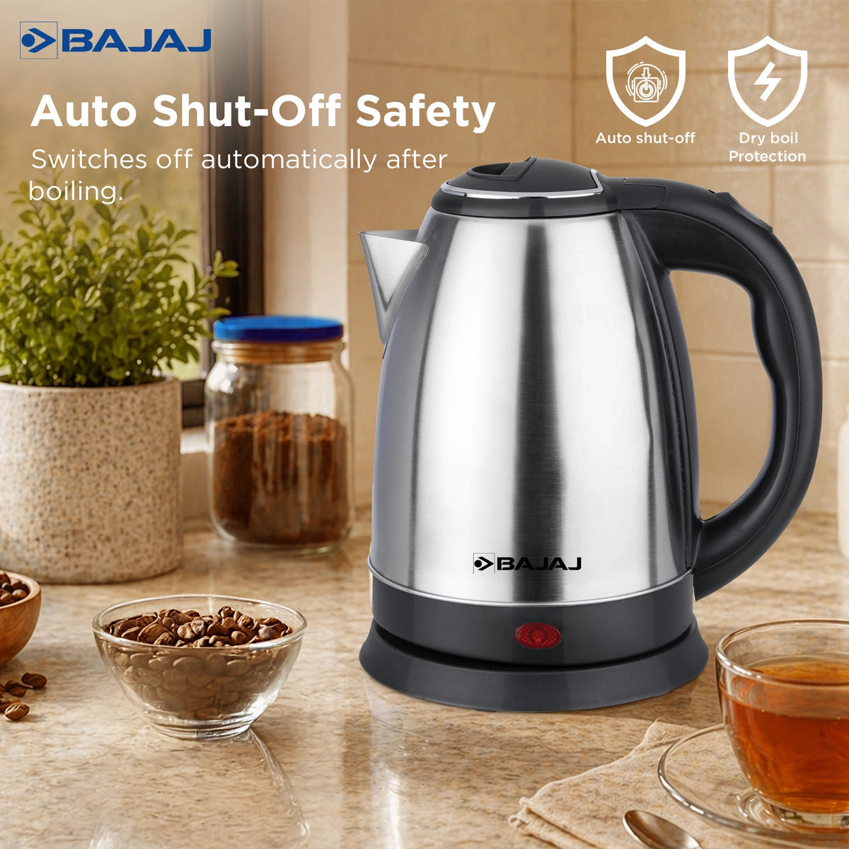 BAJAJ:ELECTRIC KETTLE:KTX 1.8 L DLX