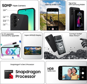 SAMSUNG:SMART PHONES:A27 6/128 PINK SM-A276BLID