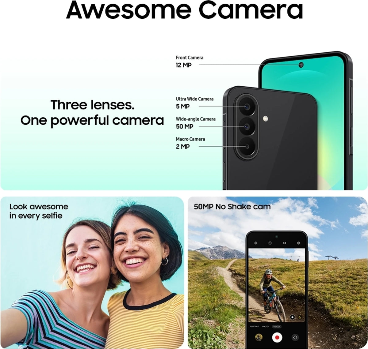 SAMSUNG:SMART PHONES:A27 6/128 PINK SM-A276BLID