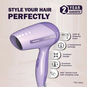 HAVELLS:HAIR DRYER:HD1902 1200W