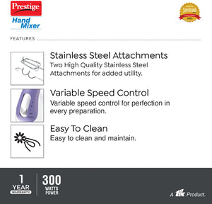 PRESTIGE:HAND MIXER:PHM 2.0