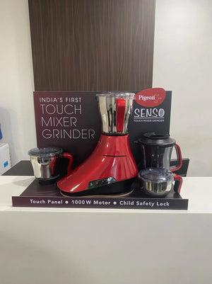 PIGEON:MIXER GRINDER:SENSO TOUCH 4J RED