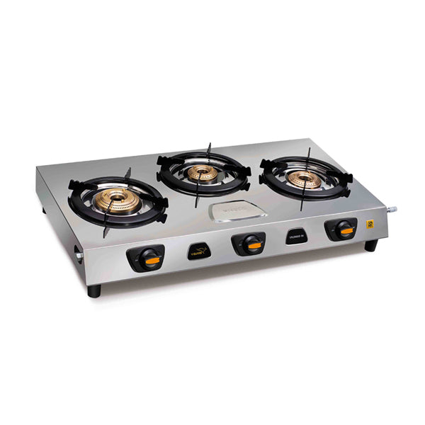 V GUARD:GAS STOVE:SPLENDID 3B SS GAS STOVE