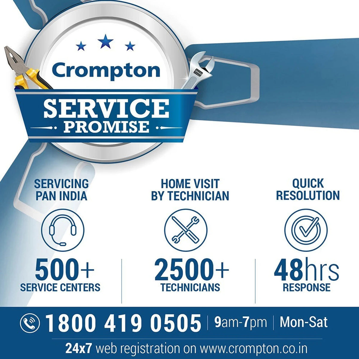 CROMPTON:CEILING FAN:1200IM46CYD SEA WIND IVY 1Z