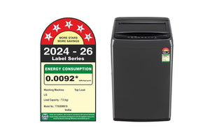 LG:WASHING MACHINE:T75VBMB1S.ABMQEIL 7.5 KG MIDDLE BLACK