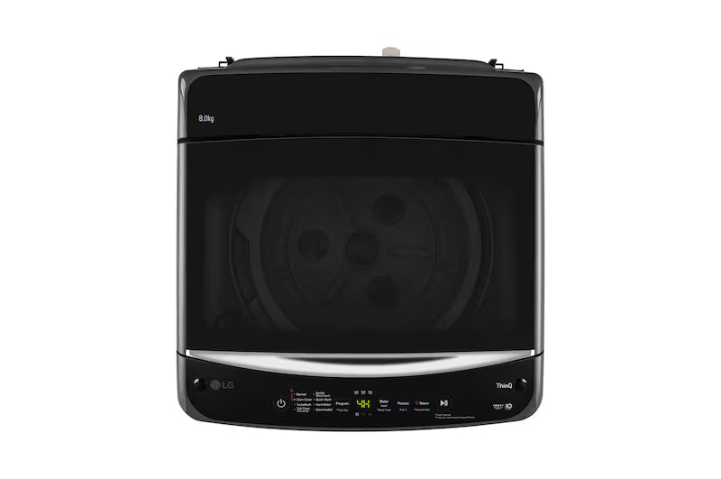 LG:WASHING MACHINE:T80V4MB1S.ABMQEIL 8.0 KG MIDDLE BLACK