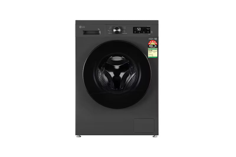 LG:WASHING MACHINE:FHB1207Z4M.AMBQEIL 7.0 KG MIDDLE BLACK