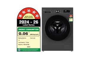 LG:WASHING MACHINE:FHB1207Z4M.AMBQEIL 7.0 KG MIDDLE BLACK