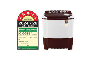 LG:WASHING MACHINE:P7510RRAZ.ABGQEIL 7.5 KG Burgundy