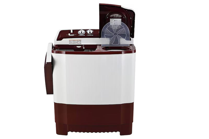 LG:WASHING MACHINE:P7510RRAZ.ABGQEIL 7.5 KG Burgundy