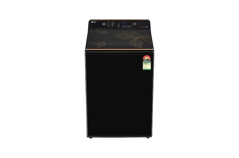 LG:WASHING MACHINE:T90KMOB1Z.ANBQEIL 9 KG ONYX BLACK