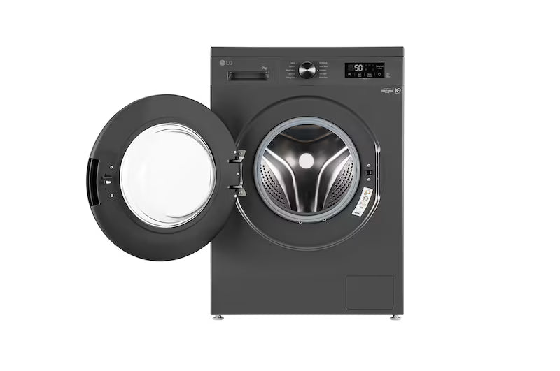 LG:WASHING MACHINE:FHB1207Z2M.AMBQEIL 7.0 KG MIDDLE BLACK