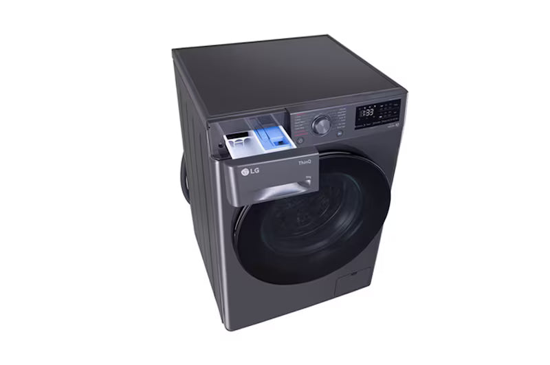 LG:WASHING MACHINE:FHB1207Z2M.AMBQEIL 7.0 KG MIDDLE BLACK