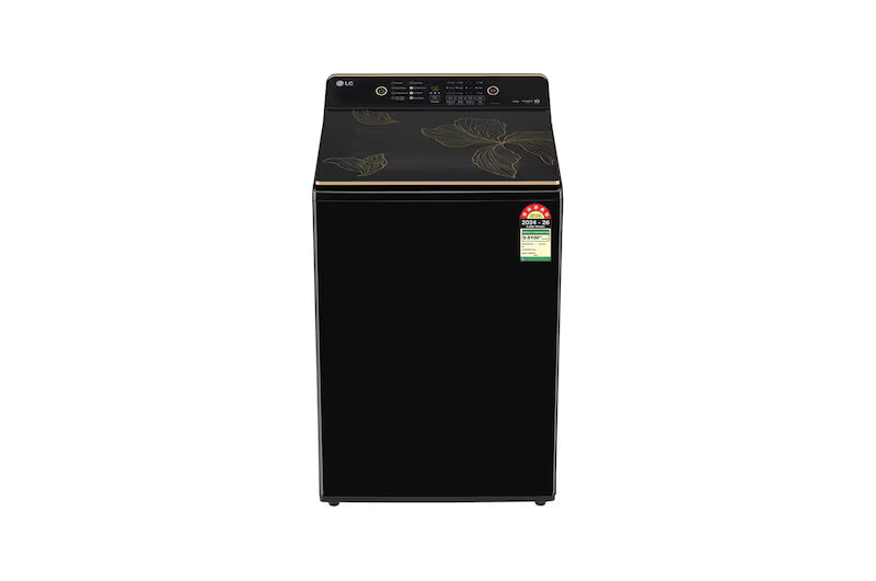LG:WASHING MACHINE:T80KMOB1Z.ANBQEIL 8 KG Onyx Black
