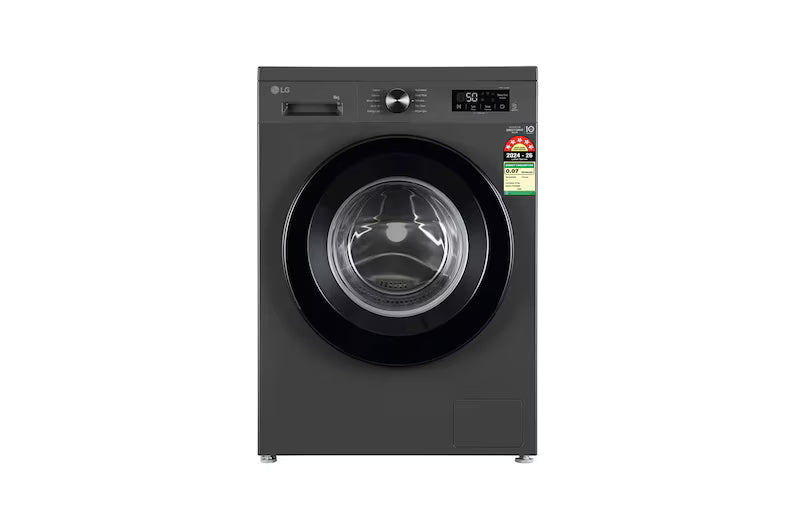 LG:WASHING MACHINE:FHB1208Z2M.AMBQEIL 8.0 KG BLACK