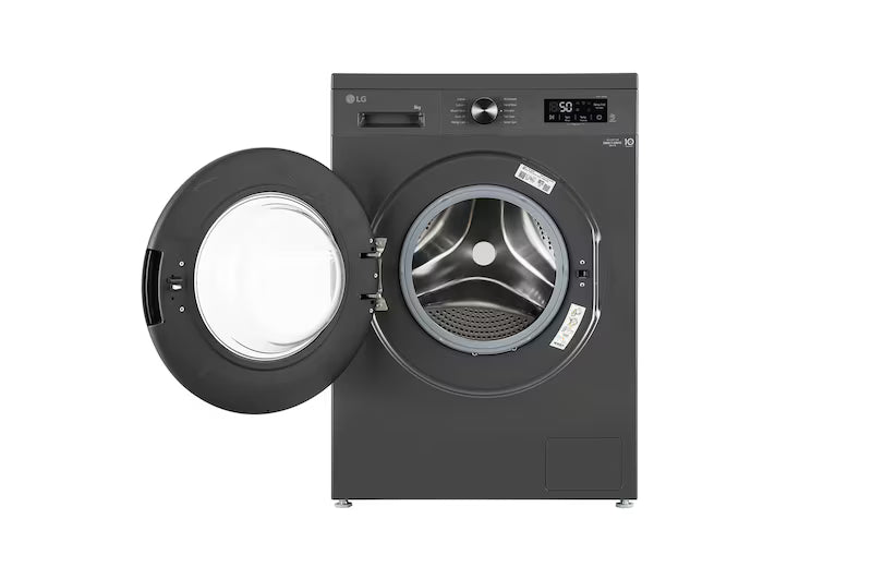 LG:WASHING MACHINE:FHB1208Z2M.AMBQEIL 8.0 KG BLACK