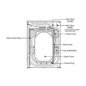 HAFELE:WASHING MACHINE:AMARA 9014W 9.0 KG WHITE